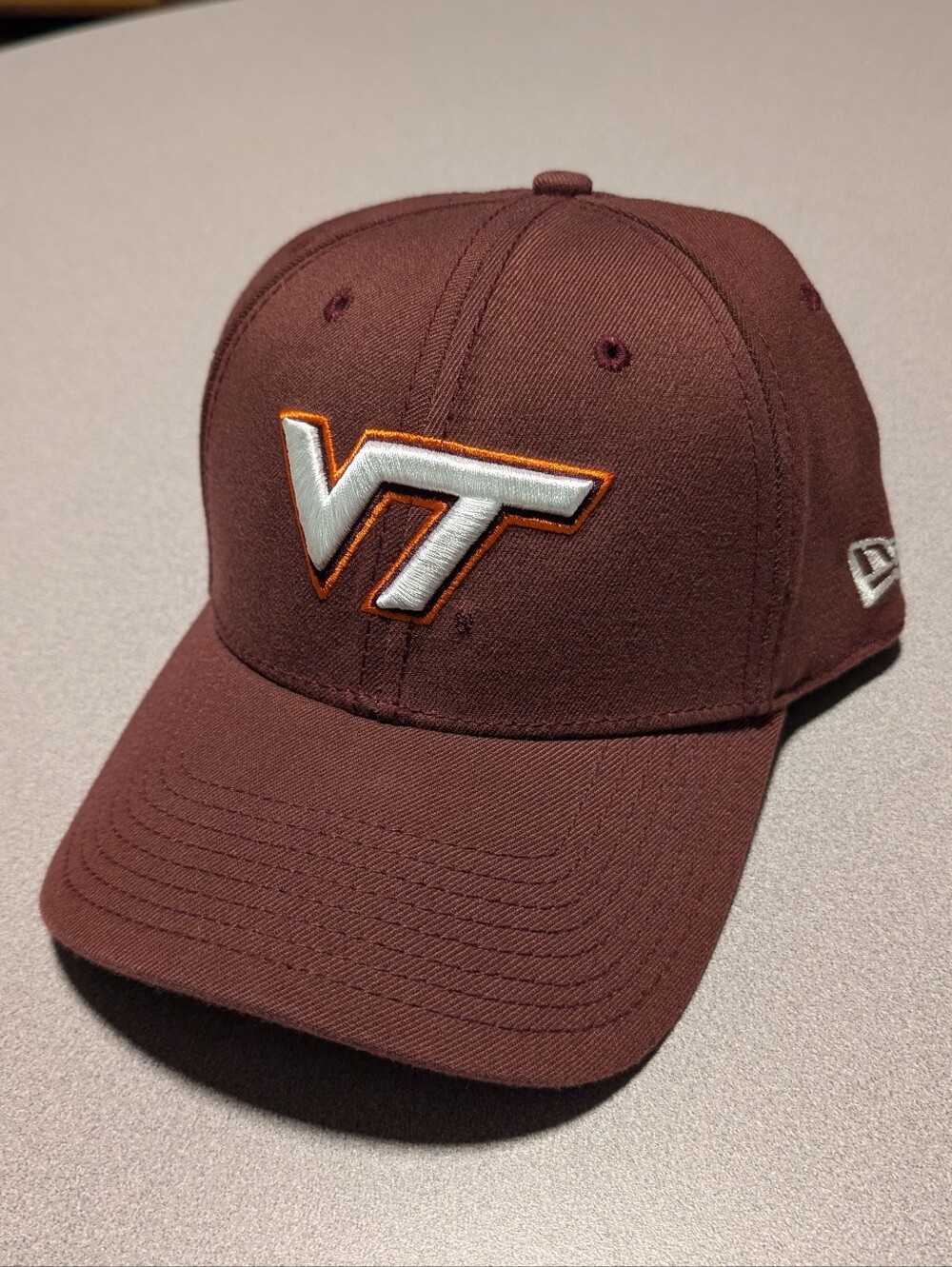 Virginia Tech Hokies NCAA New Era 39thirty 3930 Stretchfit Hat Cap Size L/XL